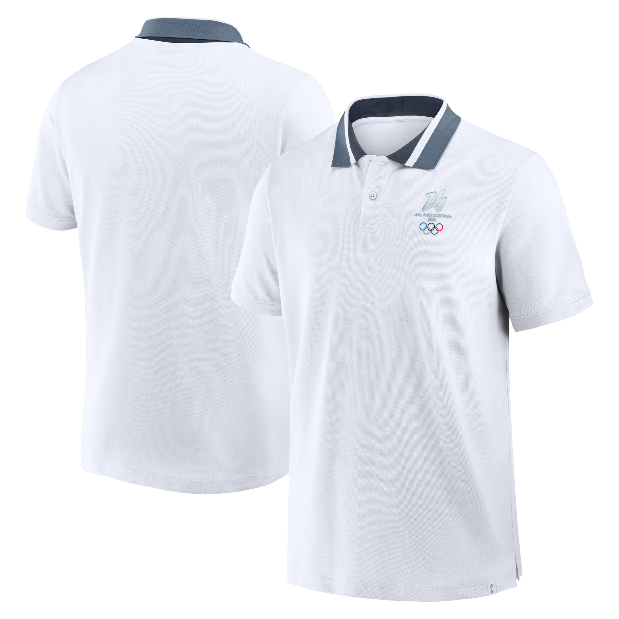 Fanatics Herren-Polohemd „Milano Cortina 2026 Winter Olympics“ in Weiß Image
