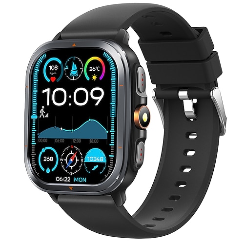 Neue Outdoor-Smartwatch für Herren mit 450-mAh-Akku, GPS, Kompass, Höhenmesser, Barometer, wasserdicht, Bluetooth-Anruffunktion, 2025