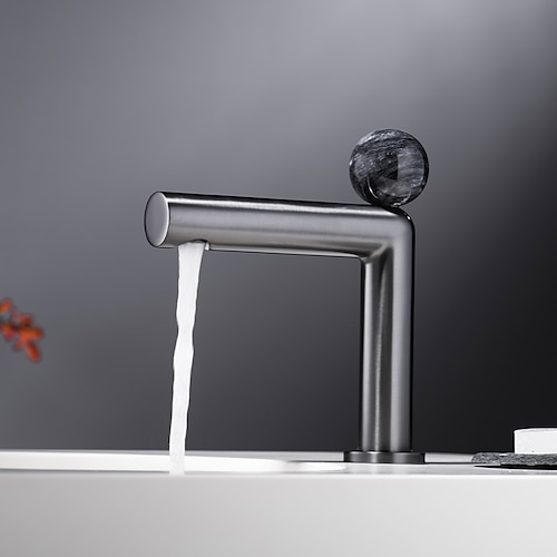 Waschbeckenarmatur - Klassisch Galvanisiert Mittelset Einhebel EinlochBath Taps Image