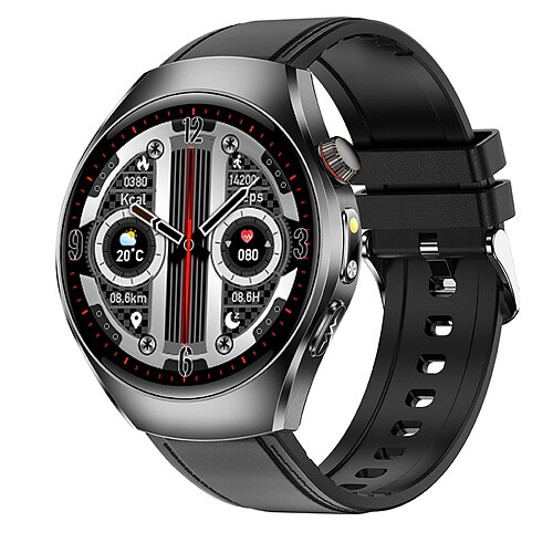 Neue Smartwatch mit 1,47-Zoll-Display, Fitness- und Lauffunktionen, Bluetooth, EKG, PPG, Temperaturüberwachung, Schrittzähler, kompatibel mit Android und iOS, für Damen und Herren, Freisprechfunktion, Image