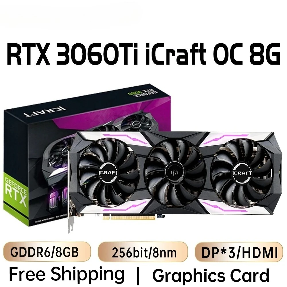 Gaming-Grafikkarte, Desktop-Computerkomponenten, MAXSUN-Grafikkarten, RTX 4070, 4060 TI 4060 3060 3060 TI 3050 3070 GPU NVIDIA Image