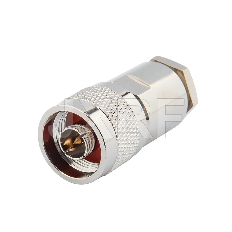 JX 2PCS N stecker Klemme RF Koaxial stecker N männlichen Stecker gerade Klemme für RG8 RG213 7D-FB LMR400 50-7 koaxialkabel Image