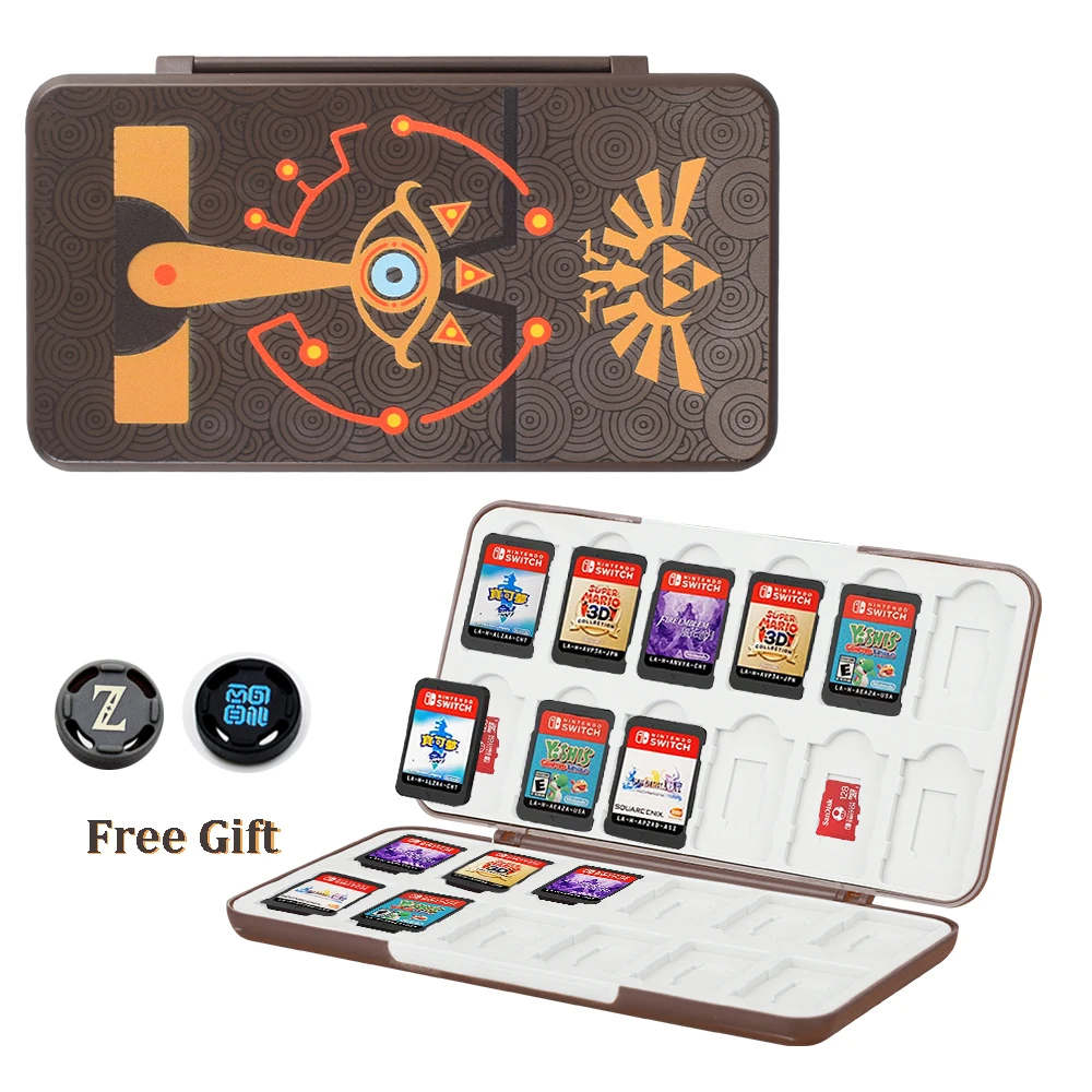 NEUE 24-in-1 Ns Switch Game Card Aufbewahrungskoffer Tragbare magnetische 3D-Silikonhülle Box Shell für Nintend Switch Reisezubehör Image