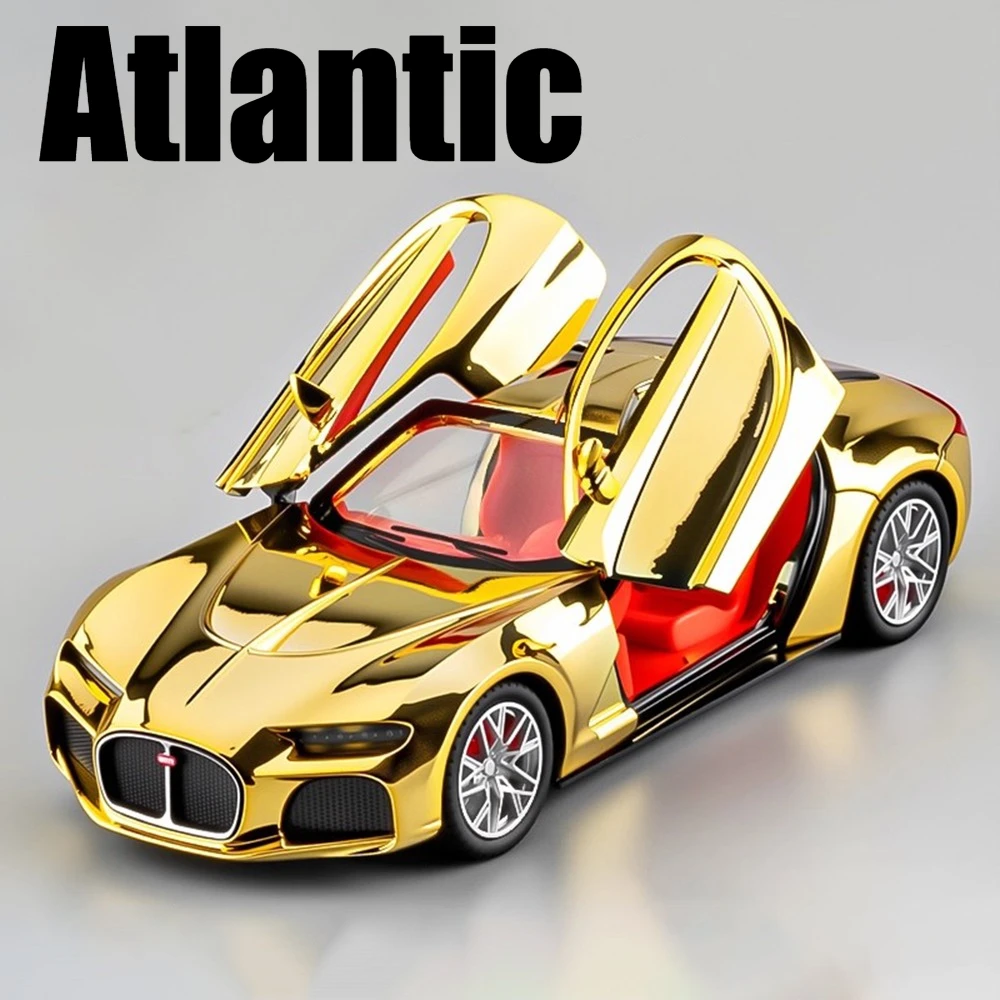 1:24 Atlantic BOLIDE Spielzeug Sportwagen Modell Legierung Diecast Sound Licht Zurückziehen Miniatur Fahrzeuge Modelle Spielzeug Kinder Hobby Geschenke