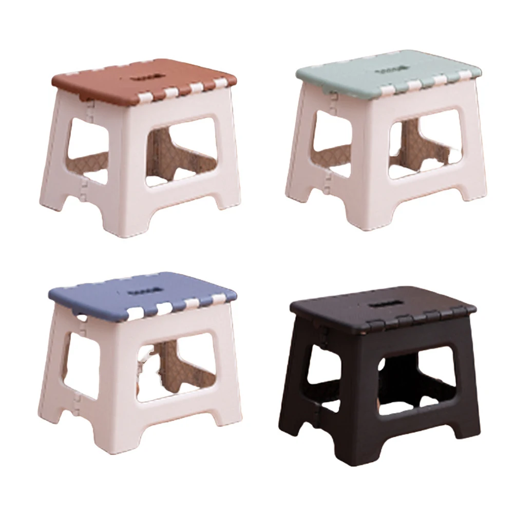  Klapphocker Kunststoffhocker Mini tragbarer Outdoor-Picknick-Campingstuhl Tragbare Bank Zugmatte Hocker Image