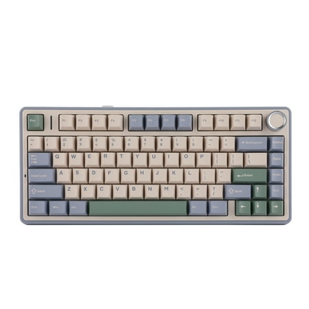 EPOMAKER x AULA F75 75% ANSI Hot-Swap Gasket Bluetooth 5.0/2.4G Wireless/Wired Mechanical Keyboard PBT Keycaps for Mac/Win