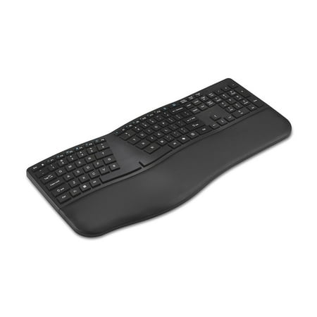 Wireless Keyboard Bluetooth & 2.4GHz Connection Rechargeable Ergonomic Design Split-Keyboard