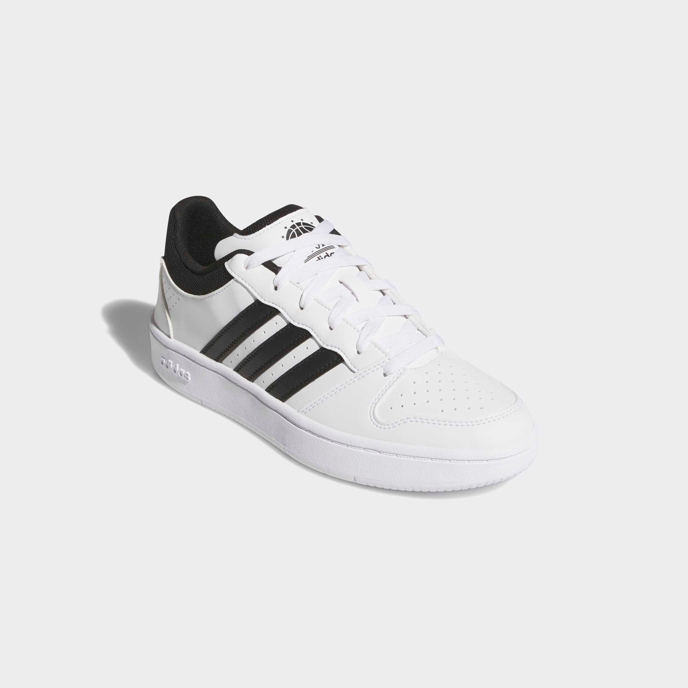 Sneaker ADIDAS SPORTSWEAR "HOOPS CLASSIC", Damen, Gr. 47, cloud weiß, core schwarz, orbit grau, Synthetik, Schuhe Sneaker