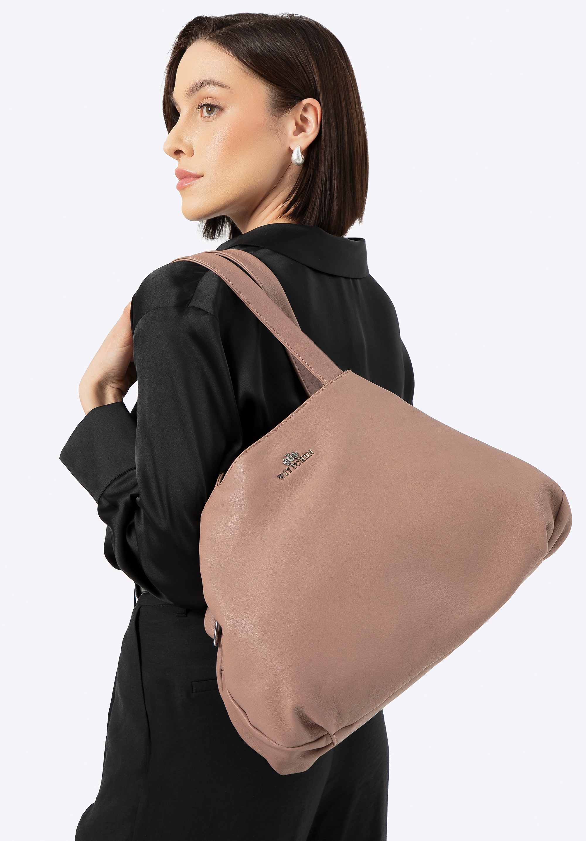 Wittchen Damen-Einkaufstasche aus beigefarbenem Leder Image