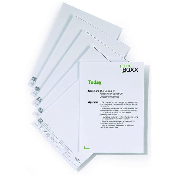 Durable Einsteckschilder für Namensschilder »DOOR SIGN REFILL« A4 weiß, 21x29.7 cm Image