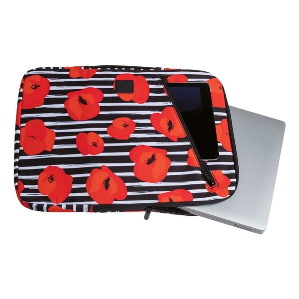 EXACOMPTA Laptoptasche SLEEVE 35.56 cm (14 Zoll) Mohnblume, 37x28x2.5 cm Image