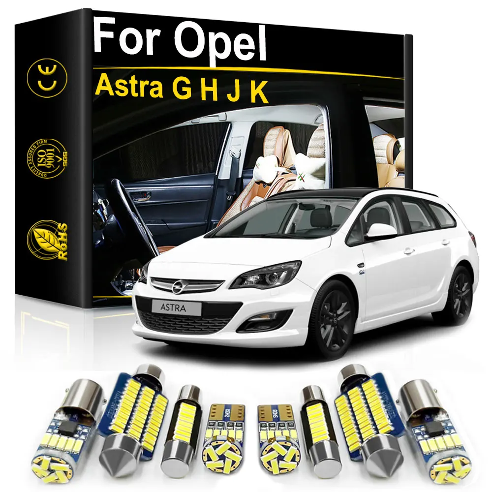 Per Opel Astra GH JK GTC 1998-202 Interni Auto HA CONDOTTO LA Luce Mappa Cupola Tronco Lampada Da Lettura Interna Kit Accessori Auto Canbus