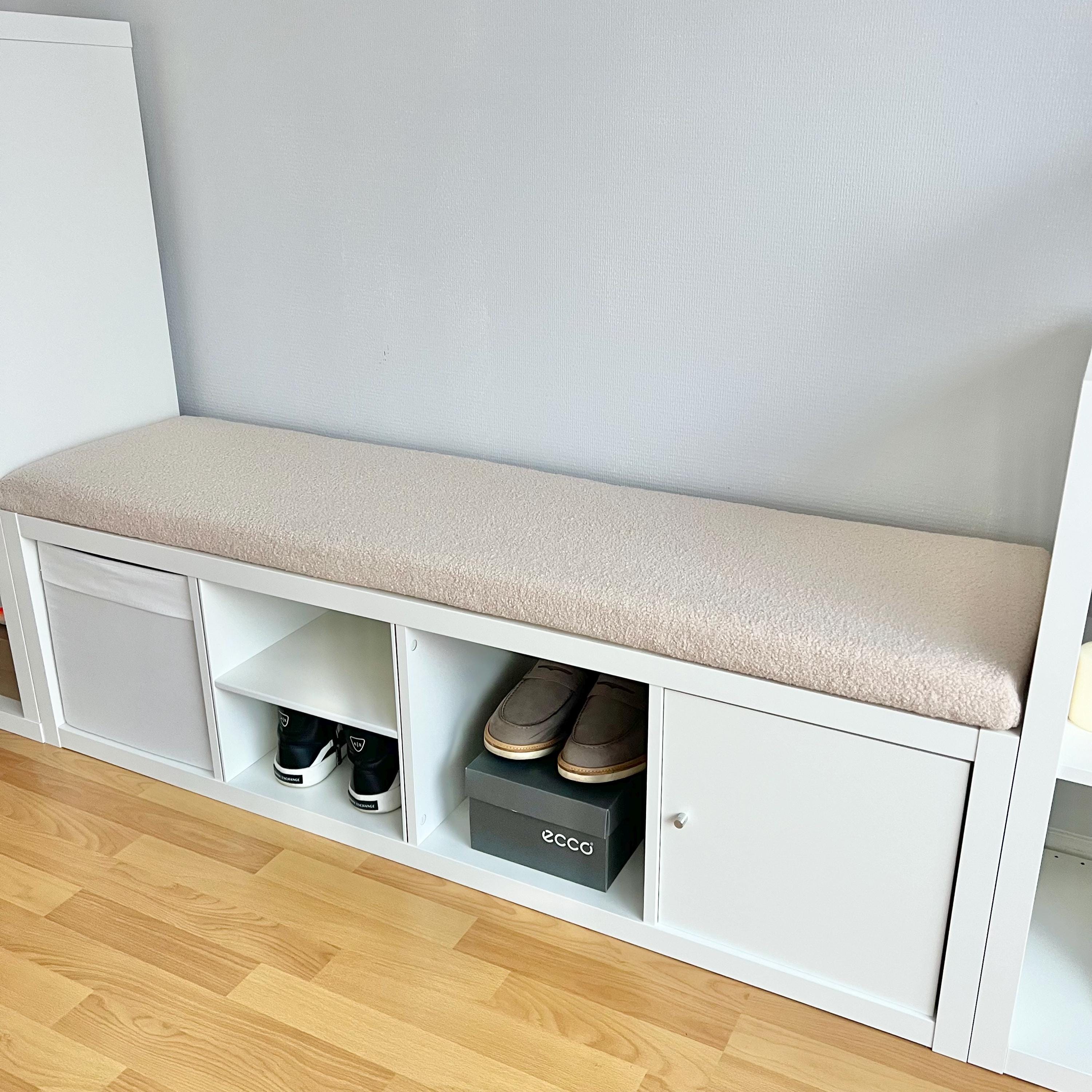 Cuscino per panca IKEA Kallax / Cuscino per seduta in bouclé / Cuscino per seduta da finestra personalizzato / Cuscino per seduta da scaffale IKEA Kal