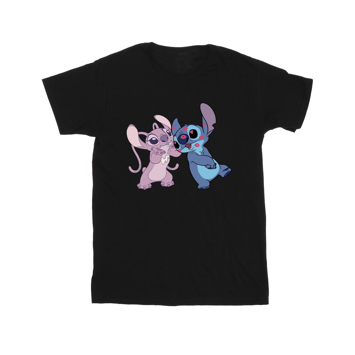 Disney - "Lilo & Stitch Kisses" T-Shirt für Jungen (Schwarz) Image