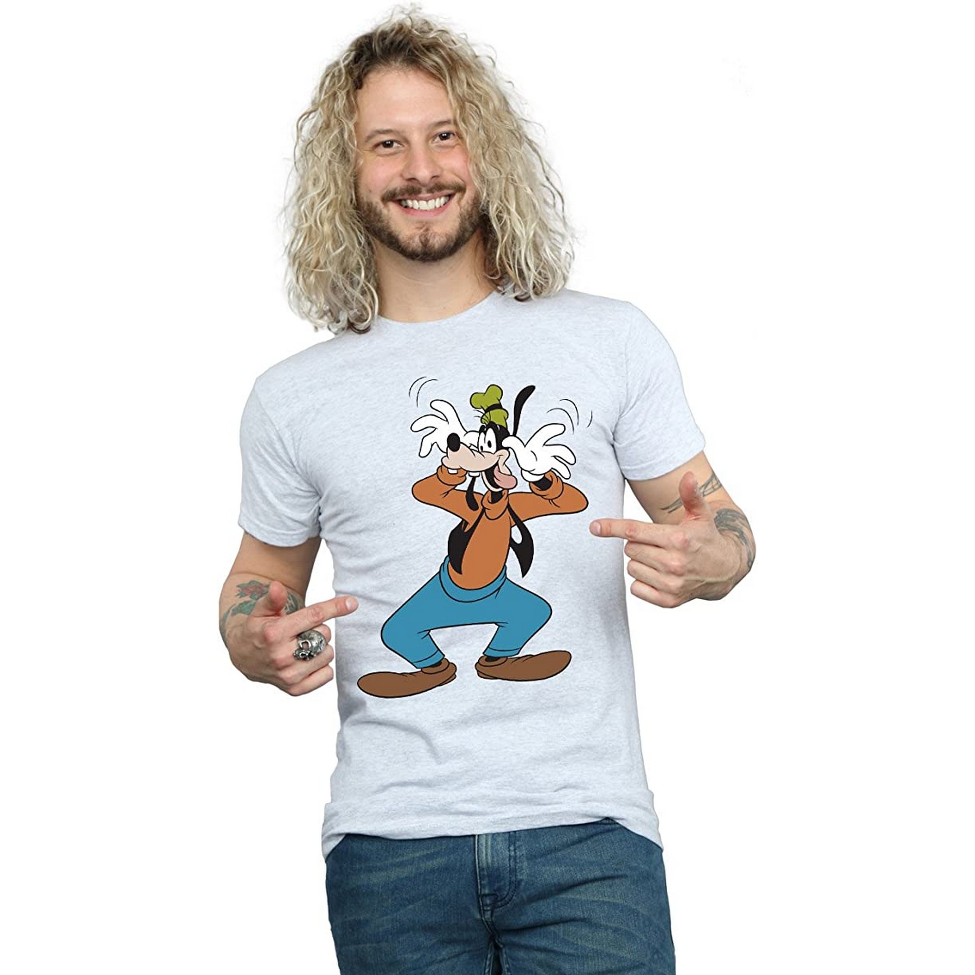 Disney - "Crazy" T-Shirt für Herren (Grau) Image
