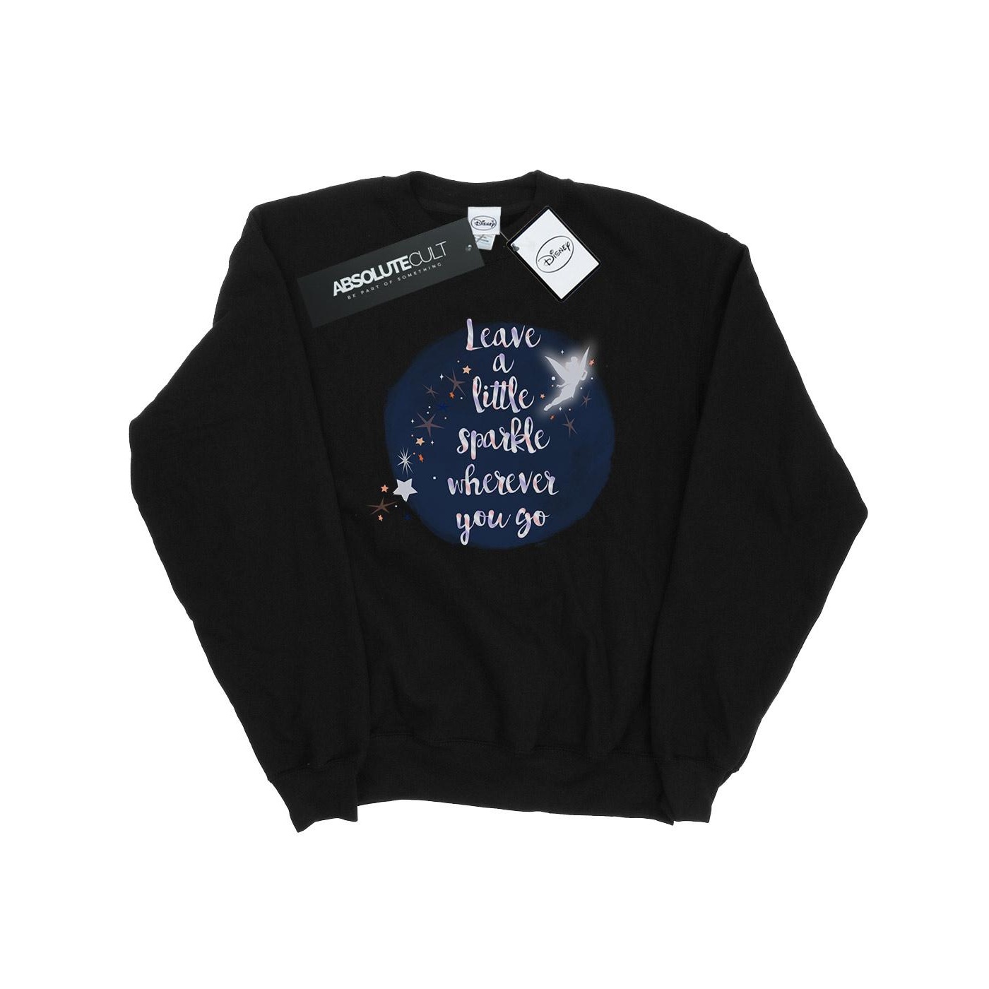 Disney - "Tinker Bell A Little Sparkle" Sweatshirt für Herren (Schwarz) Image