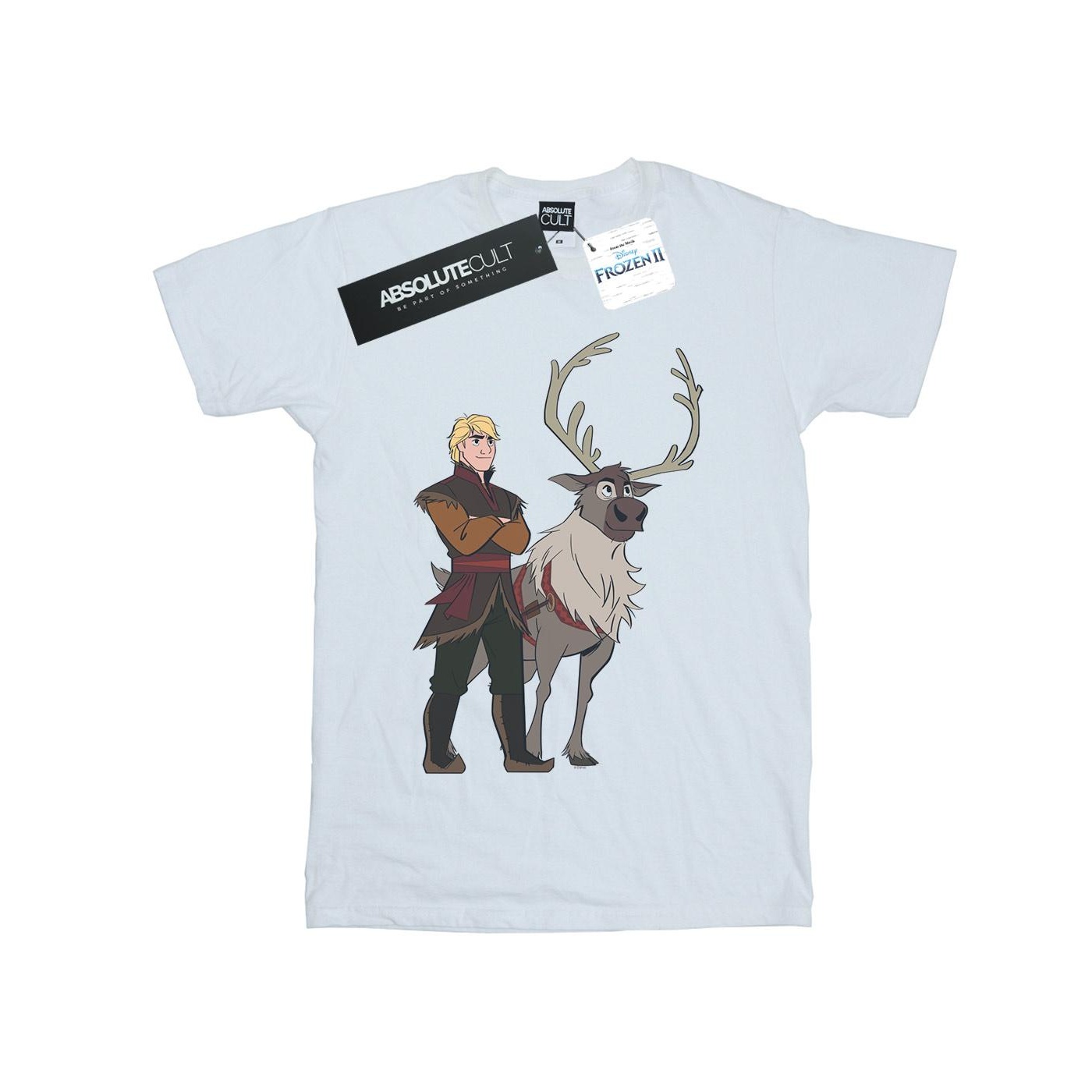 Disney - "Frozen 2 Sven And Kristoff" T-Shirt für Jungen (Weiß) Image