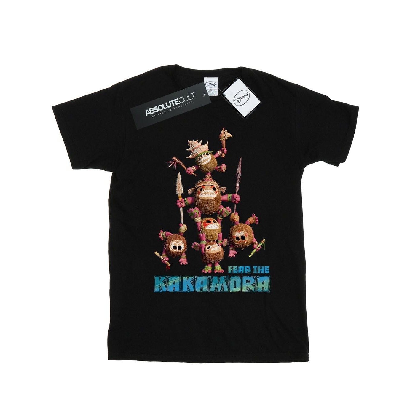 Disney - "Moana Fear The Kakamora" T-Shirt für Mädchen (Schwarz) Image