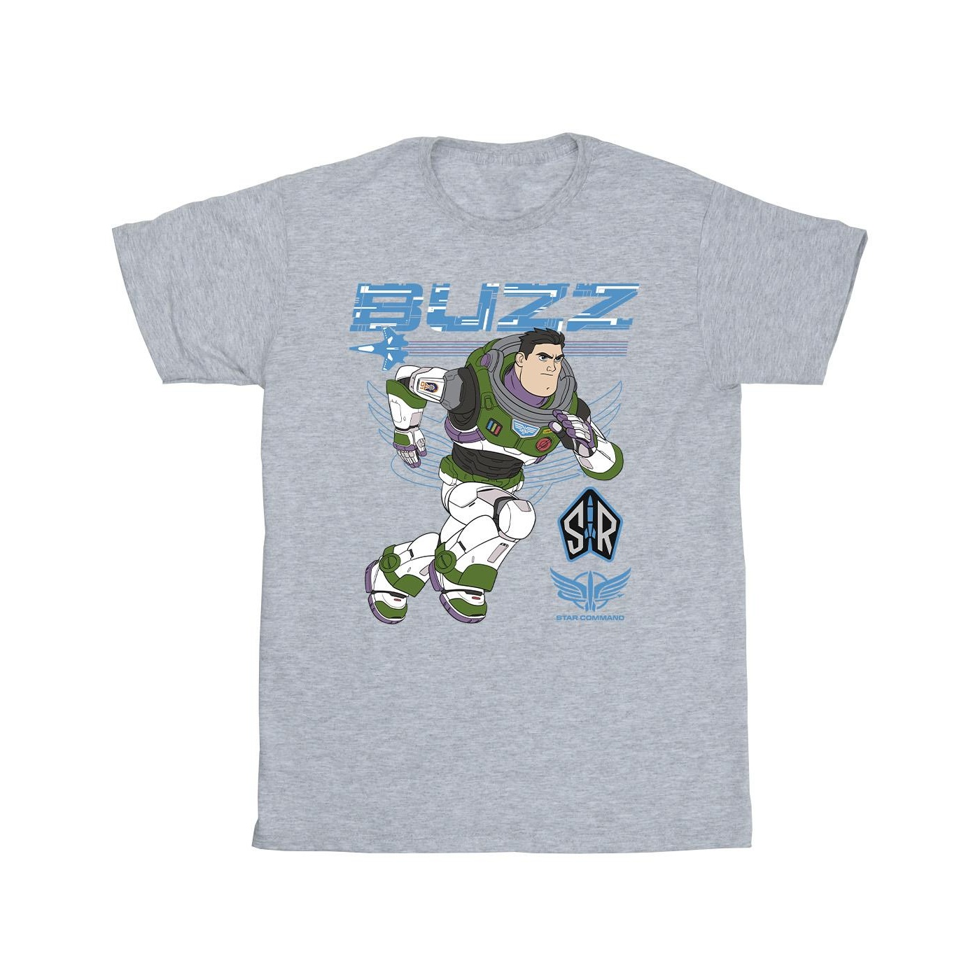 Disney - "Lightyear Buzz Run To Action" T-Shirt für Jungen (Grau) Image