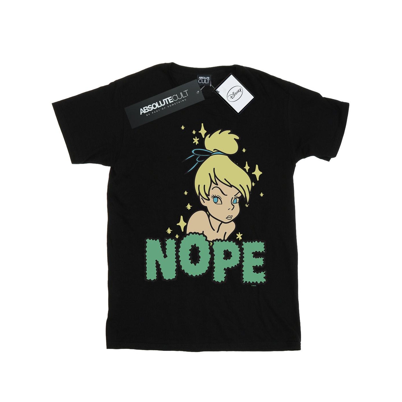 Disney - "Tinker Bell Nope" T-Shirt für Mädchen (Schwarz) Image