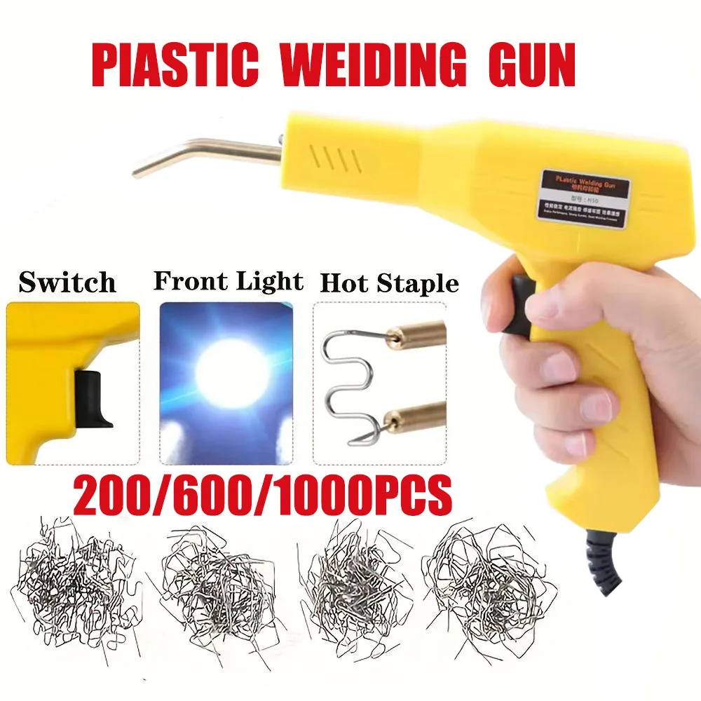 Heißhefter-Kunststoff-Schweißgerät-Set für die Reparatur von Autostoßstangen mit 4 Heftklammern, Schweißmaschinen Image