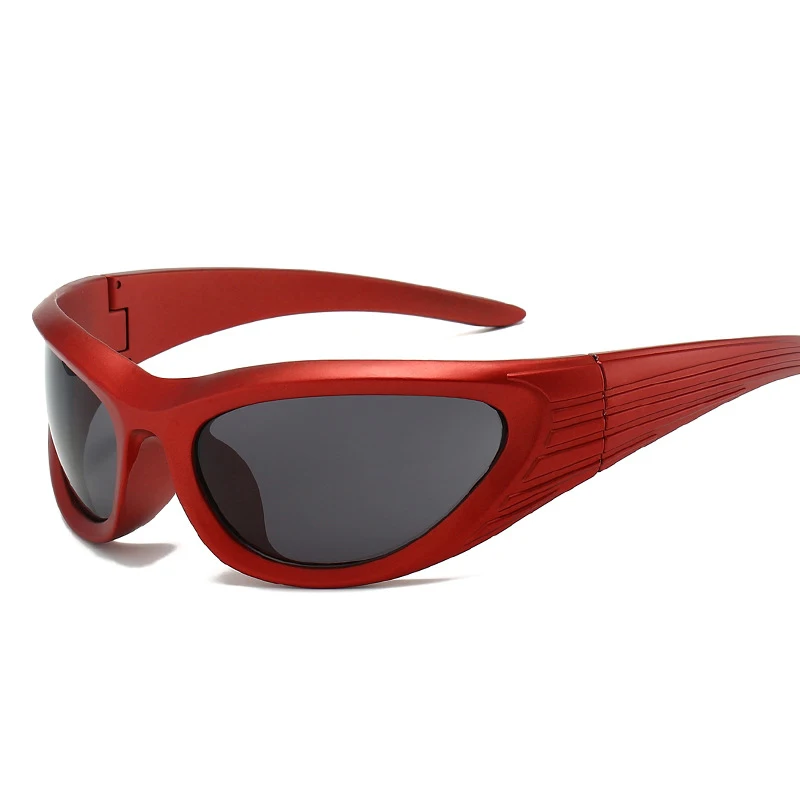 Occhiali da sole da donna popolari di nuovo arrivo Occhiali da sole punk Occhiali da sole ovali unici Occhiali da sole da uomo Occhiali da sole colorati Y2K