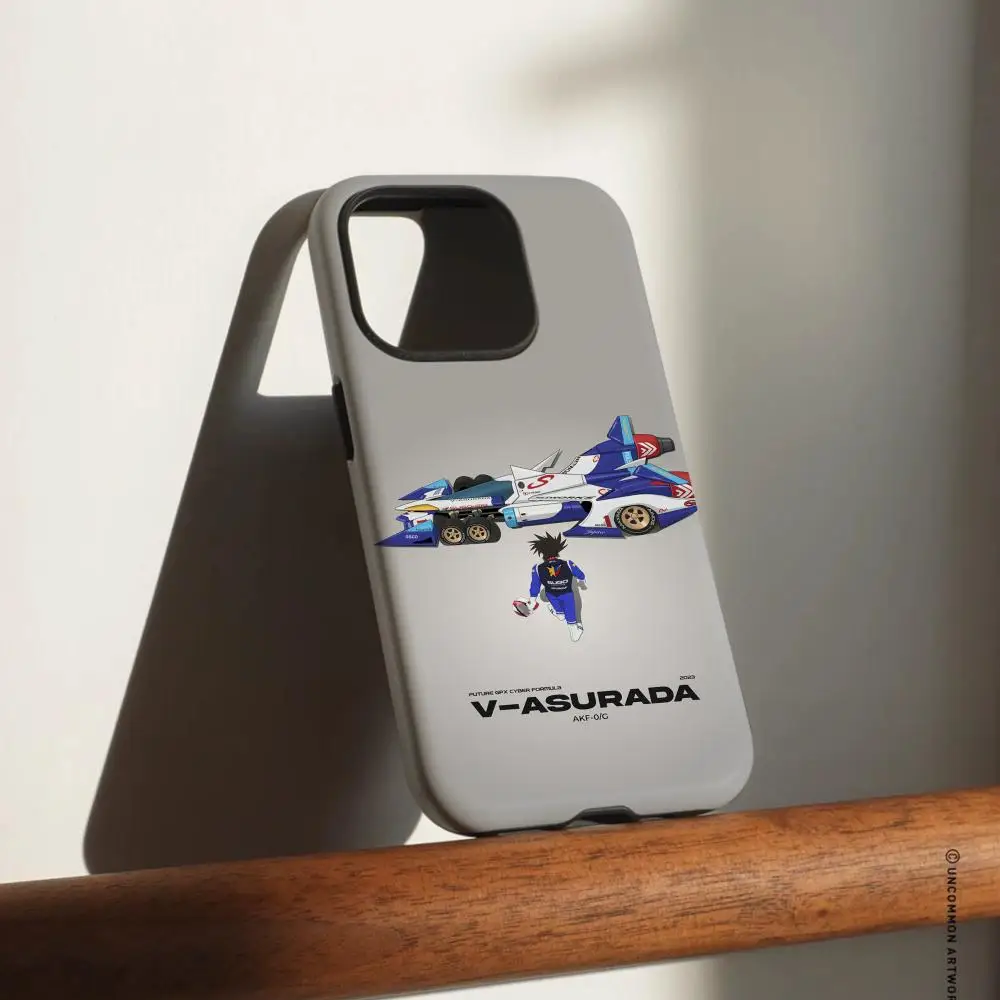 Future GPX Cyber F-Formula Handyhülle für iPhone 17, 16, 15, 14, 13, 12 Pro Max Plus, glänzende HD-Doppelschicht-Flüssigkeitshartschale Image