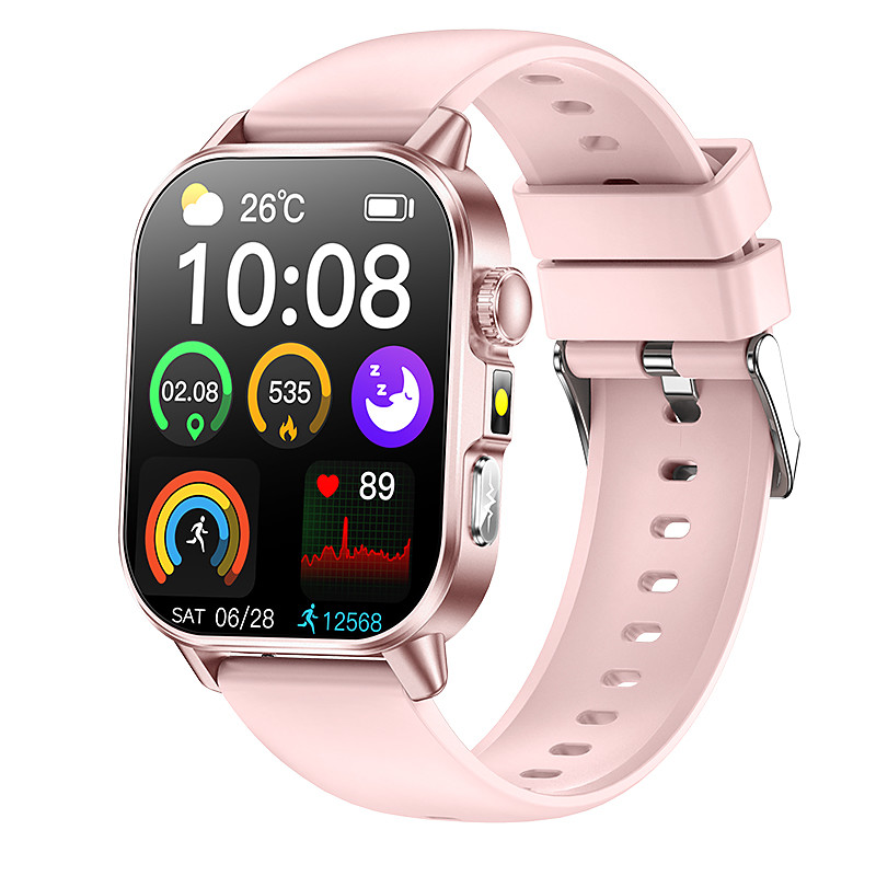 New Accurate ECG Smart Watch Heart Health Analysis Strong Flashlight light BT call 450 mah Battery Capcaity Smart Watches For Men Women