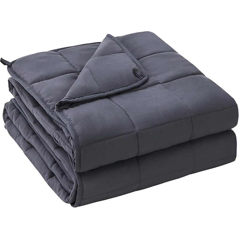 Weighted Blanket for Adults Cooling Heavy Blanket for Sleeping, Breathable Blanket with Premium Glass Beads, Machine Washable for Comfort and Relaxation