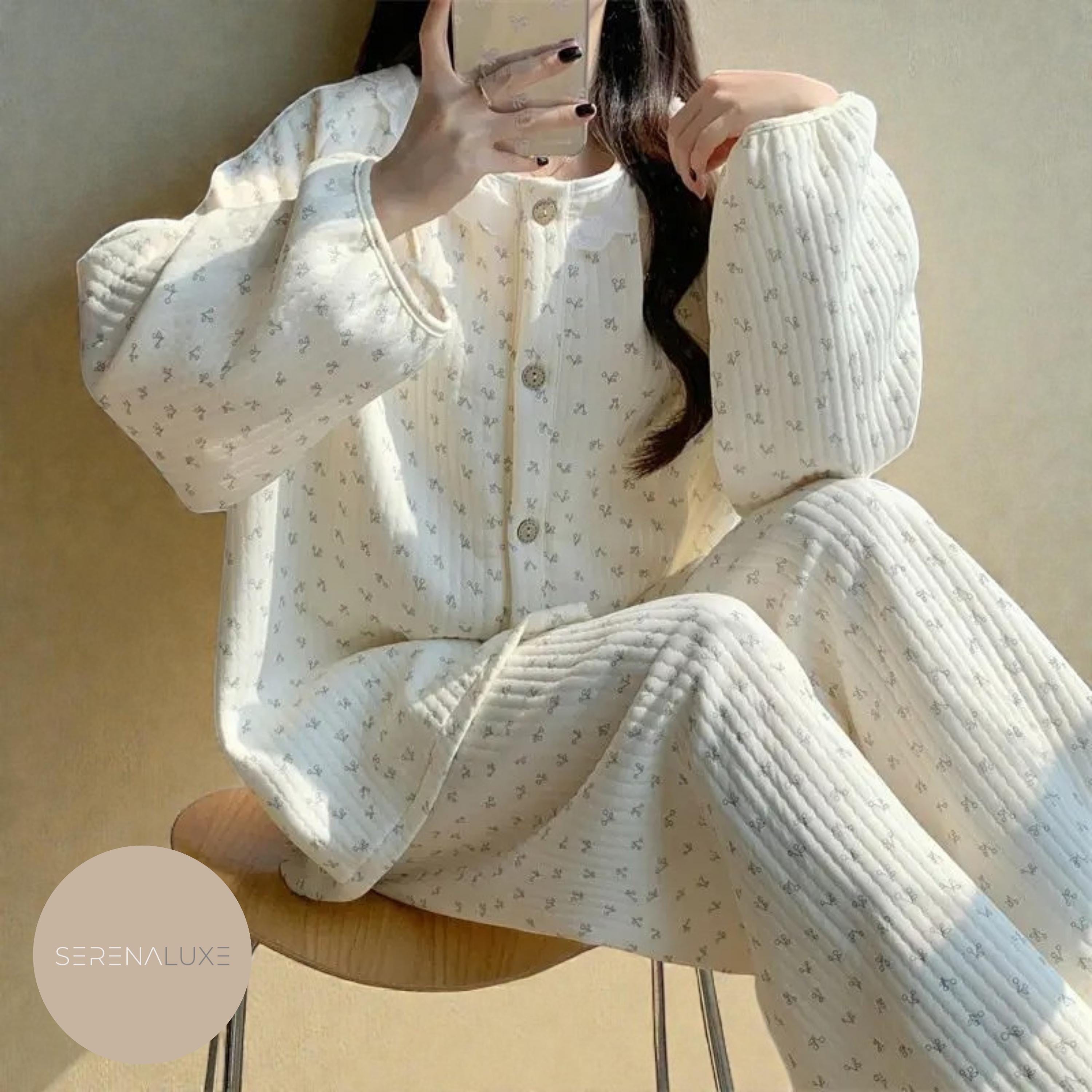 Pigiama invernale da donna, caldo pigiama in pile, morbido pigiama con bottoni, pigiama a maniche lunghe, pigiama termico per autunno e inverno