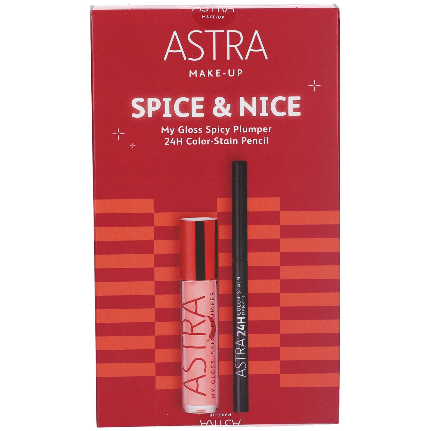 Astra Makeup Kit Regalo Spice & Nice Matita Occhi + Lucidalabbra 1 pz