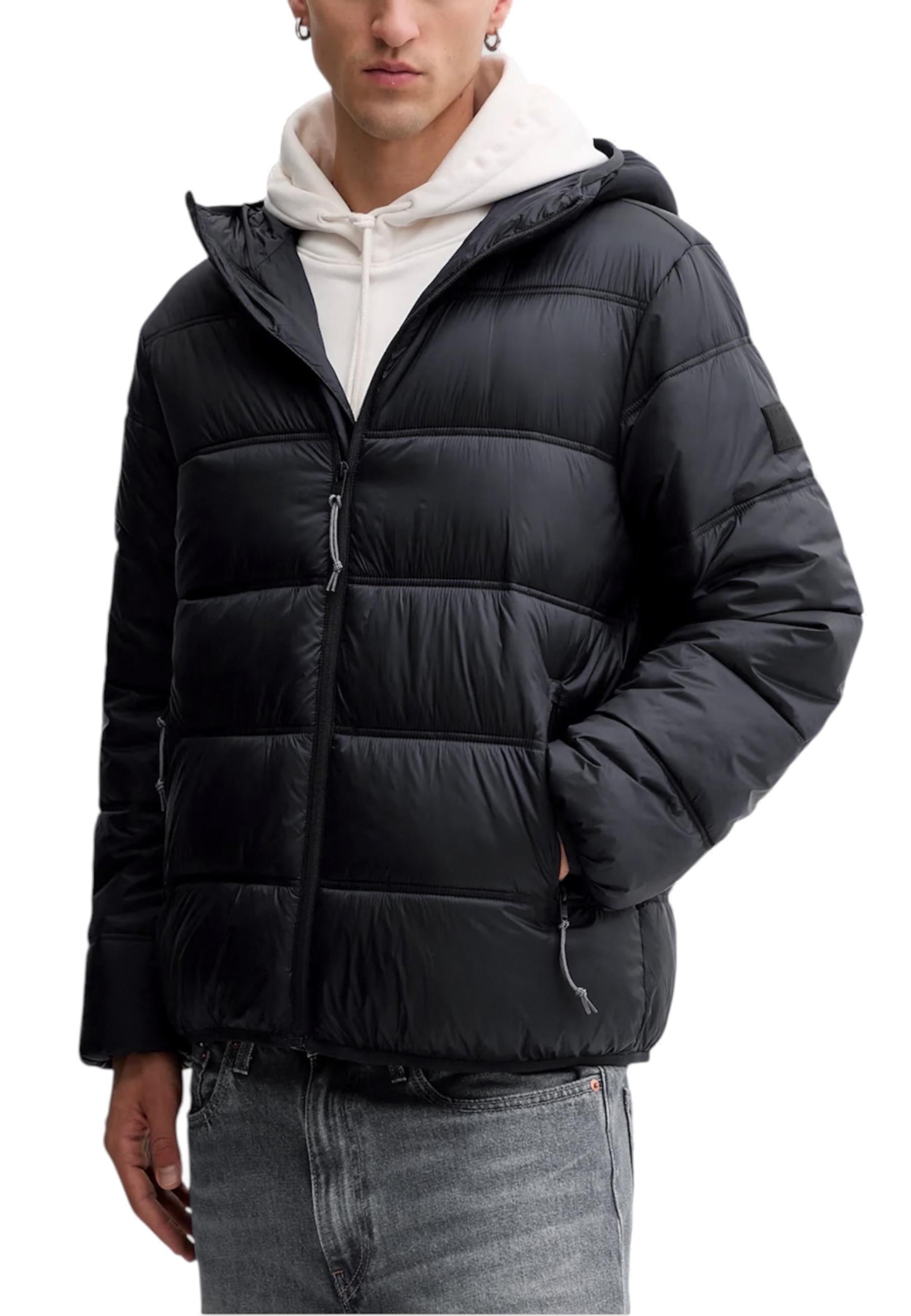 Wesentliche Puffer-Hybridjacke mit Kapuze Image