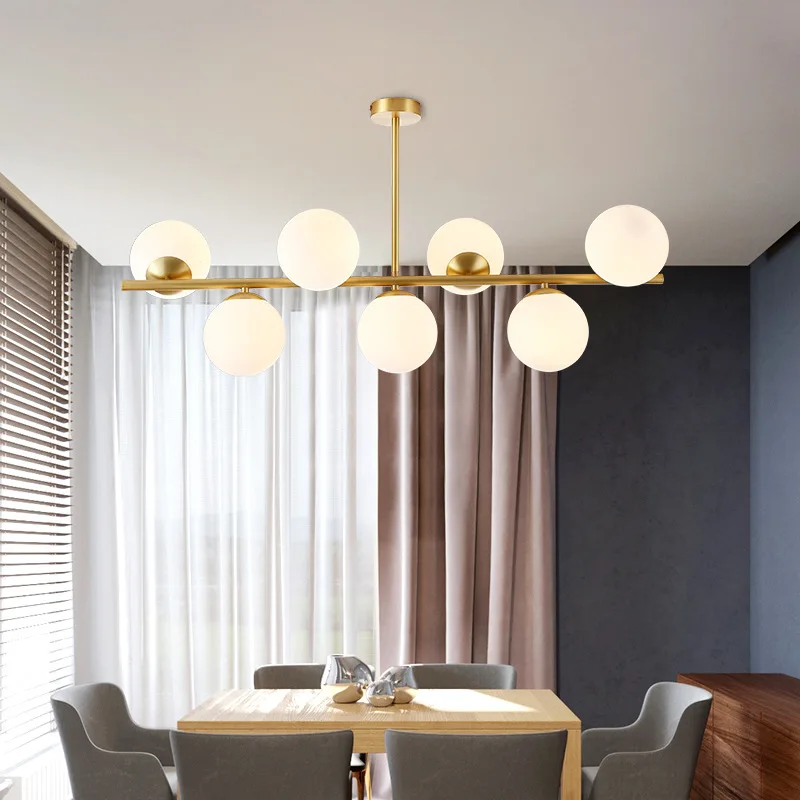 Moderne Magic Bean Glas-LED-Pendelleuchten für Wohnzimmer, Esstisch, Zimmer, Küche, Insel, minimalistische Heimdekoration, Kronleuchter, Leuchten