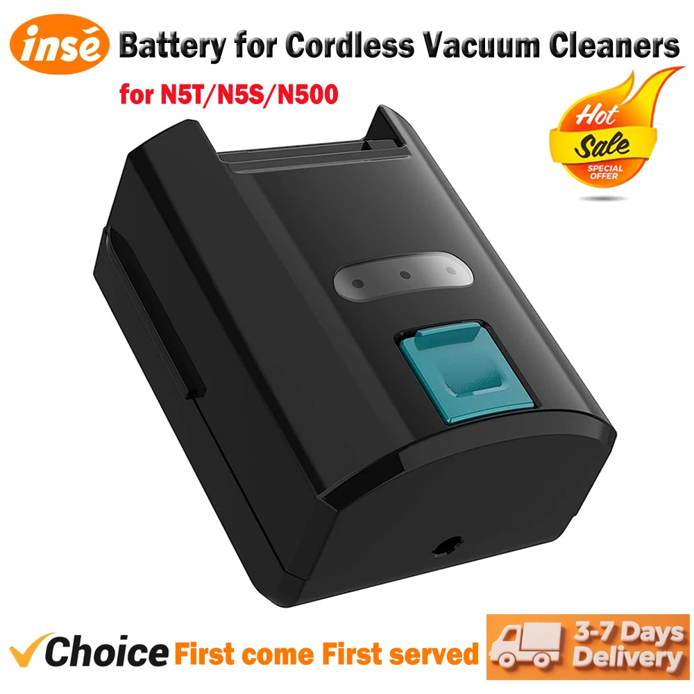 INSE Akku-Staubsauger Original-Akku-Zubehör für Inse-Staubsauger Staubsauger-Akku für Staubsauger Modell N5S/N5T/N500 Image