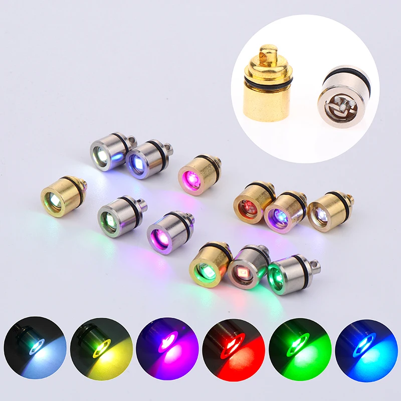 2 pezzi mini portachiavi con luce a LED portachiavi luminoso pendente colorato mini portachiavi con luce elettronica torcia lampada portachiavi
