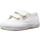 Superga 2750 Jvel Classic, Unisex-Child Sneakers, White (901), 1 UK (33 EU)
