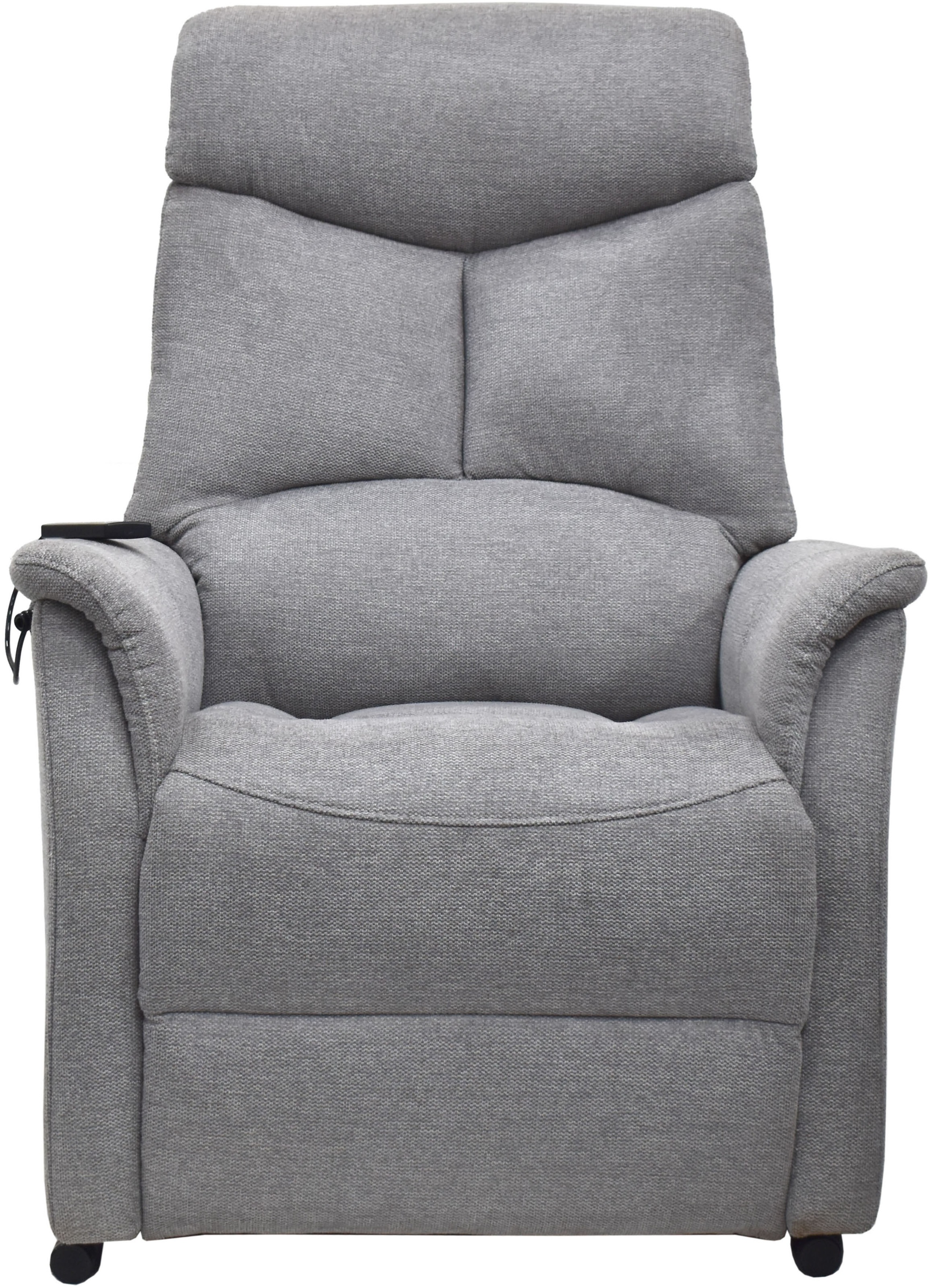 TV-Sessel DUO COLLECTION "TV-Sessel Bozen mit Motor, Aufstehhilfe und Sitzheizung", grau, B:77cm H:114cm T:90cm, Polyester 100%, Sessel