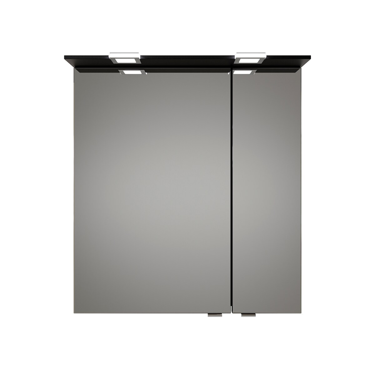 PELIPAL GmbH Pelipal Spiegelschrank Serie 6025 SEKE03265L666, Schwarz Matt, 65 cm Breite Image