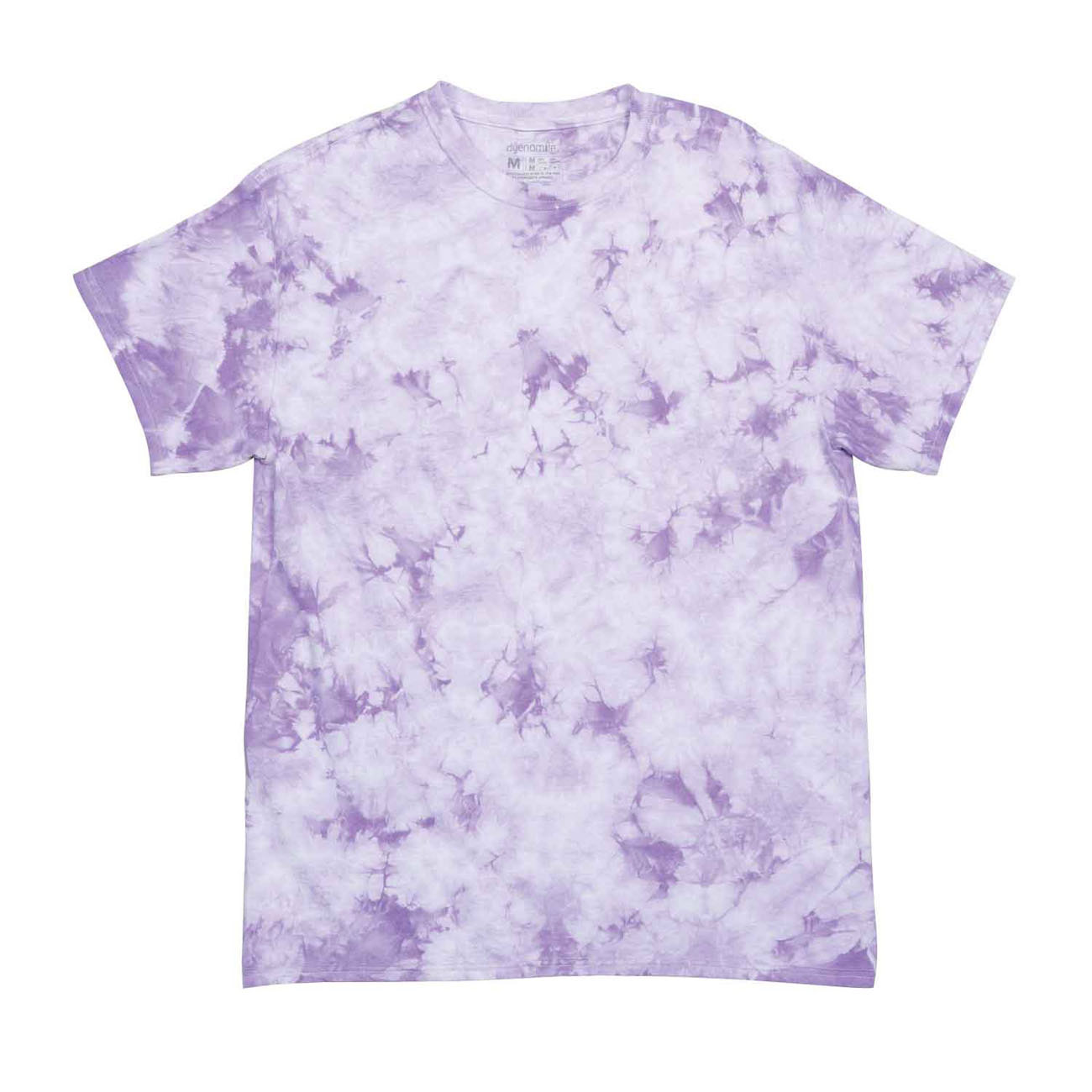 Dyenomite 20BCR Youth Crystal Top in Lavender size Medium | Cotton