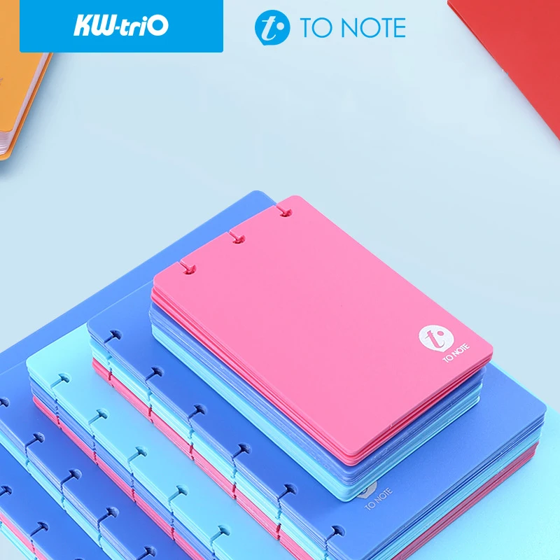 KW-TRIO copertura del foro del fungo foro a forma di T copertina per Notebook a fogli mobili raccoglitore per Notebook raccoglitori ad anelli per Notebook