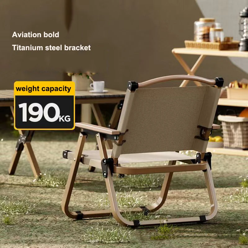 Camping Outdoor Tragbarer klappbarer Picknickstuhl Strandstuhl Angelhocker Tisch und Stuhl Komplettset Strandstuhl und Angelstuhl