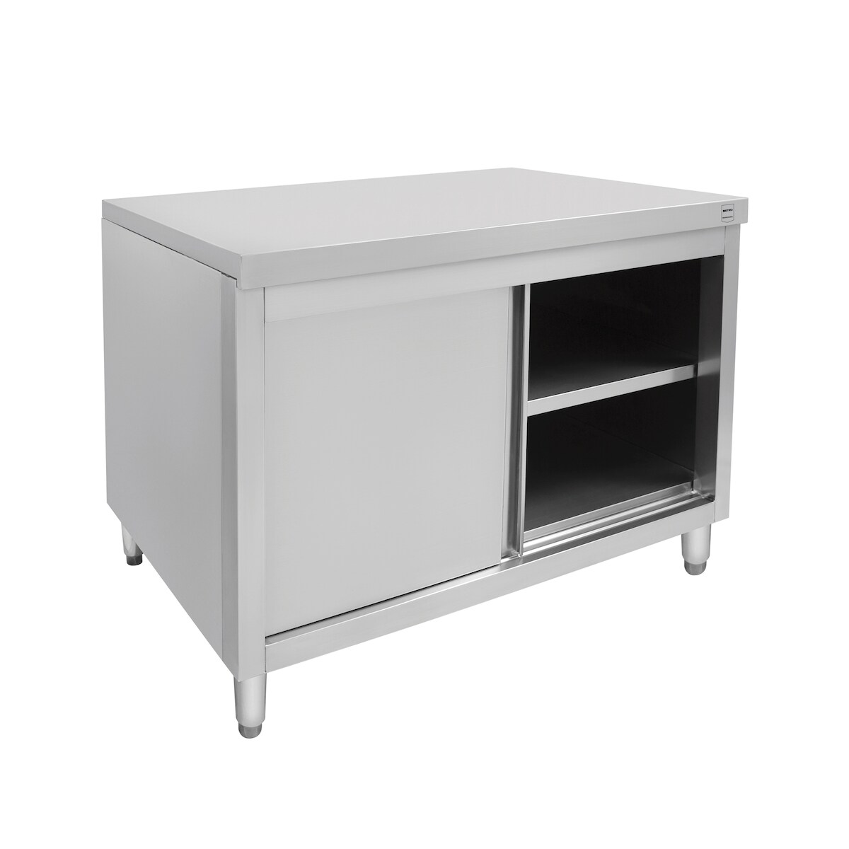 METRO PROFESSIONAL Standschrank GSCB2120, Edelstahl, 120 x 70 x 85 cm Image