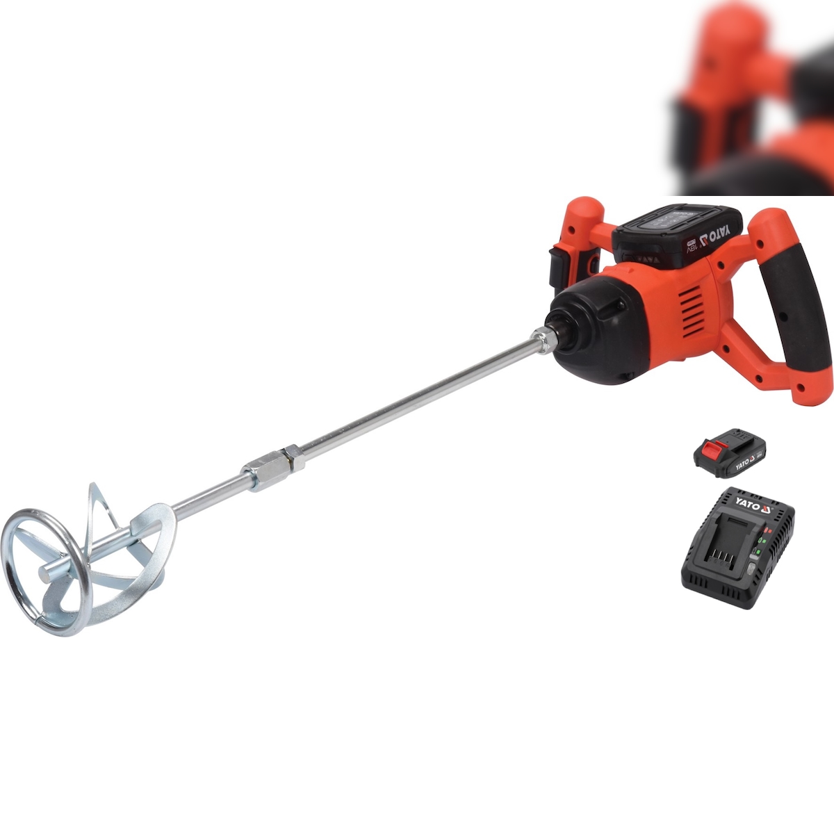 Akku Handrührgerät 18V, M14 0-650 min⁻¹ (1xAkku 2Ah+Ladegerät) Image