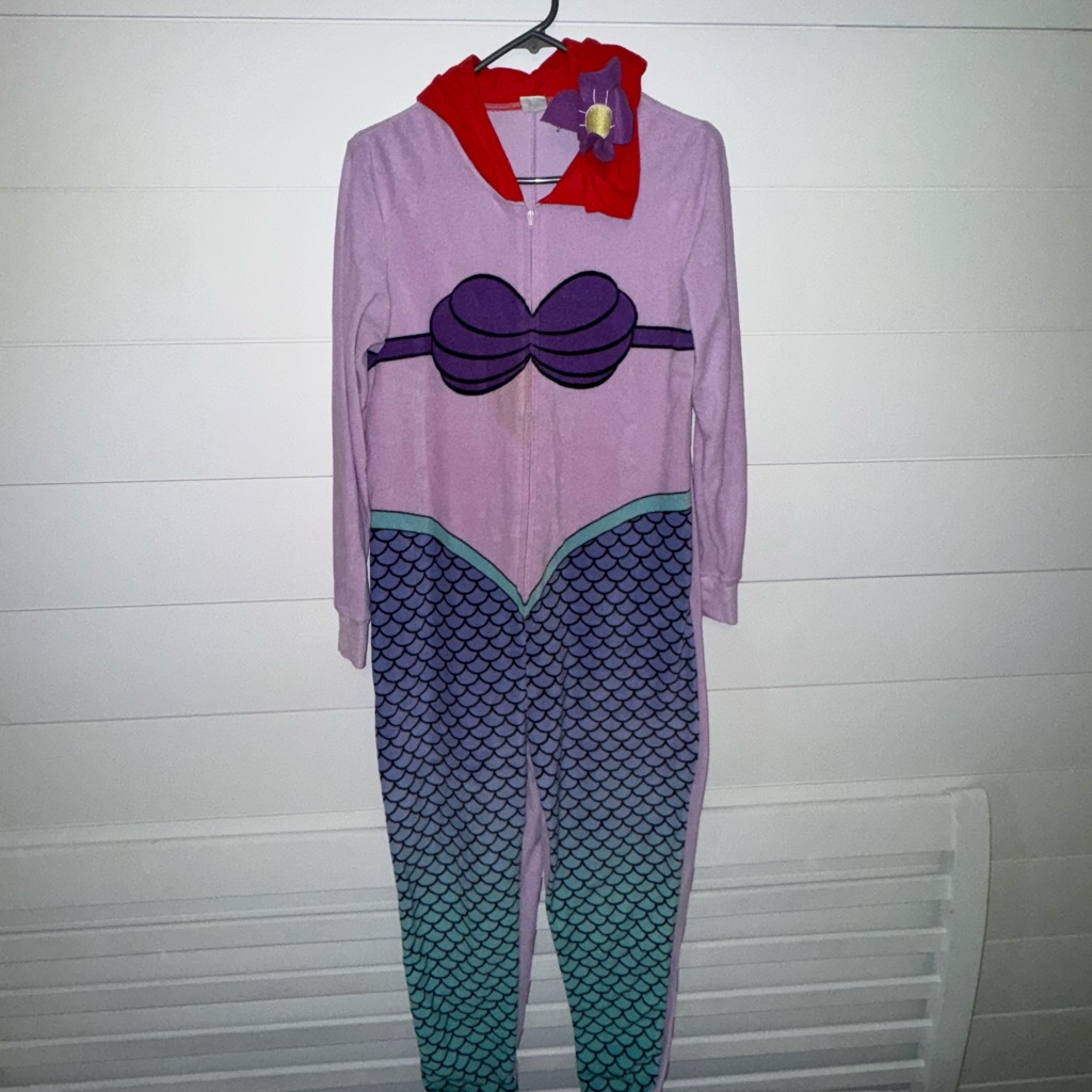 Disney Other | Disney Red And Purple Hooded Apparel | Color: Purple/Red | Size: Os