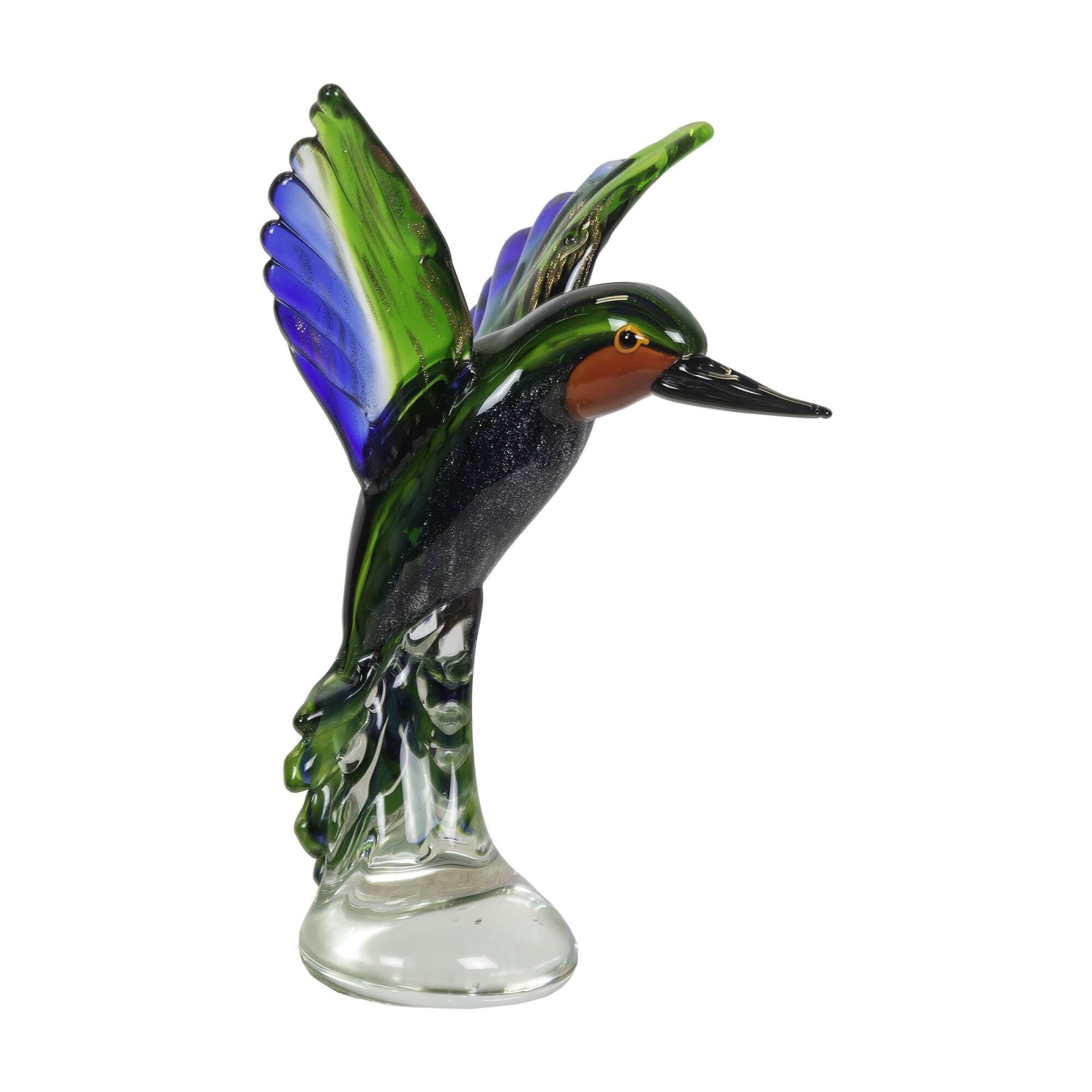 Dale Tiffany Hummingbird Handcrafted Art Glass Figurine Figurine - AS21261
