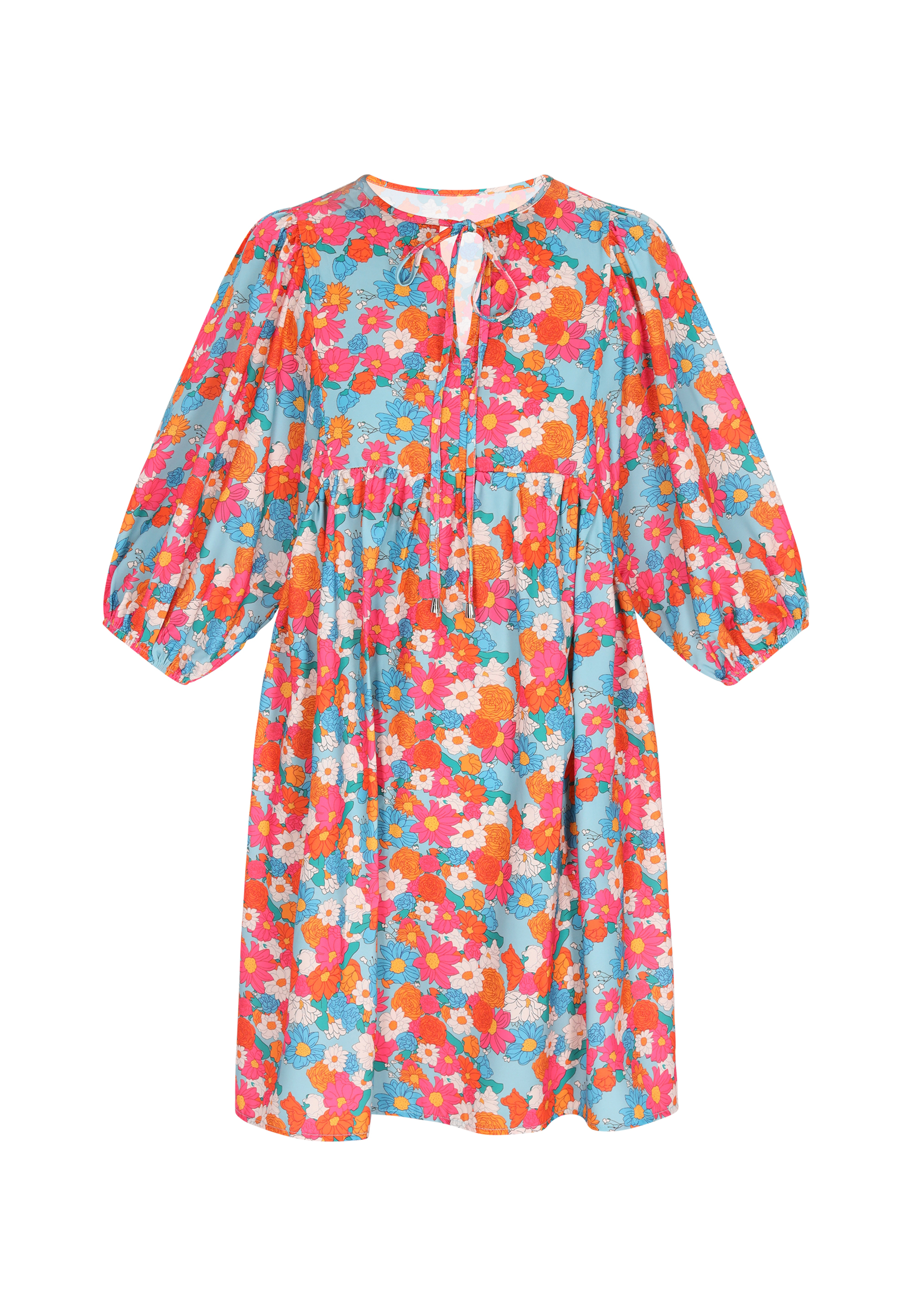 IZIA Kleid Frauen Blau M