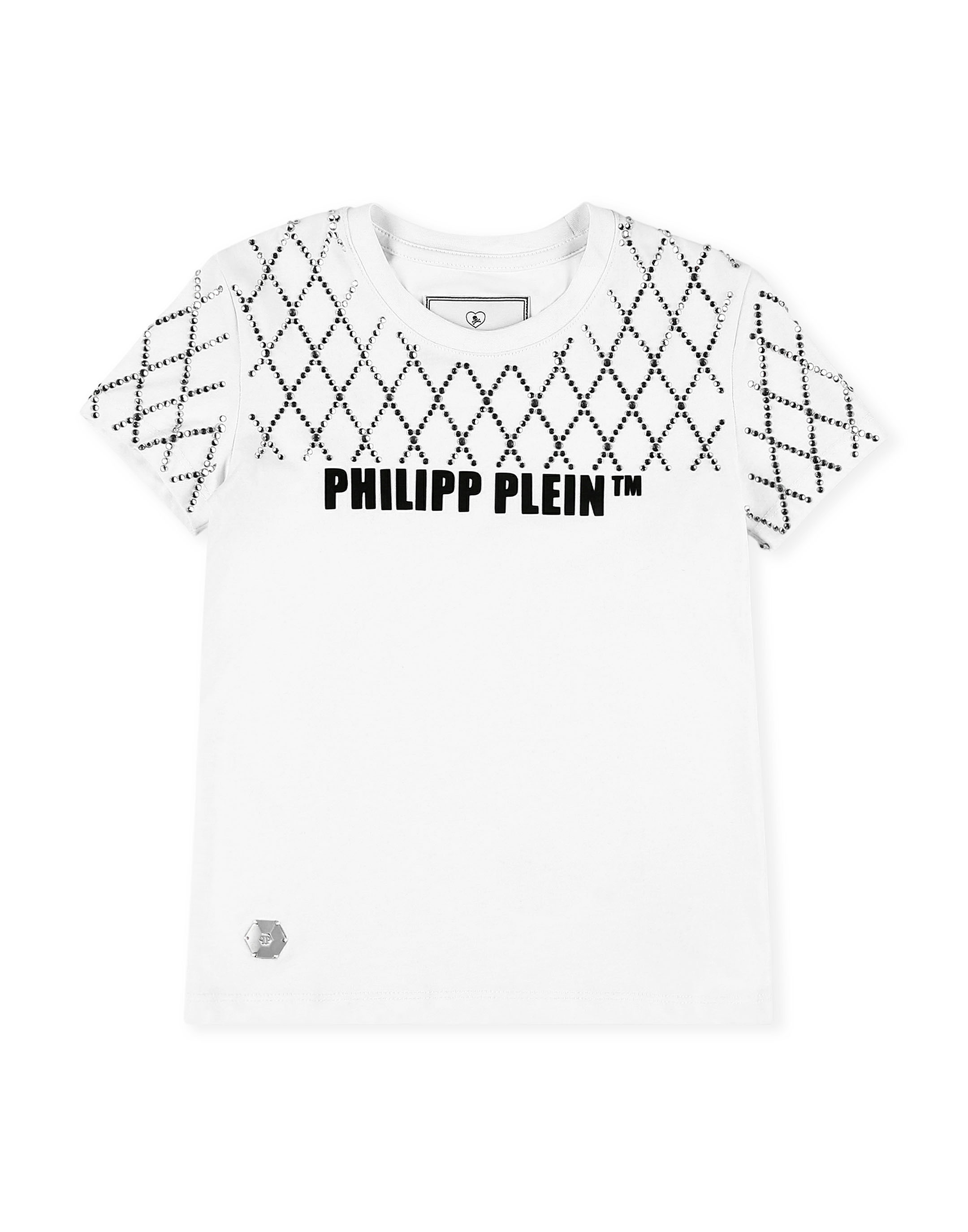 T-Shirt Round Neck Ss Crystal Plein Image