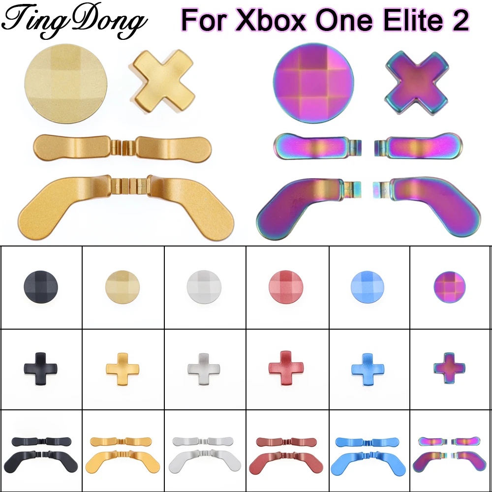 1PCS Metall Paddel Trigger Zurück Taste Für Xbox One Elite 2 Controller Zubehör Gamepad Teile Image