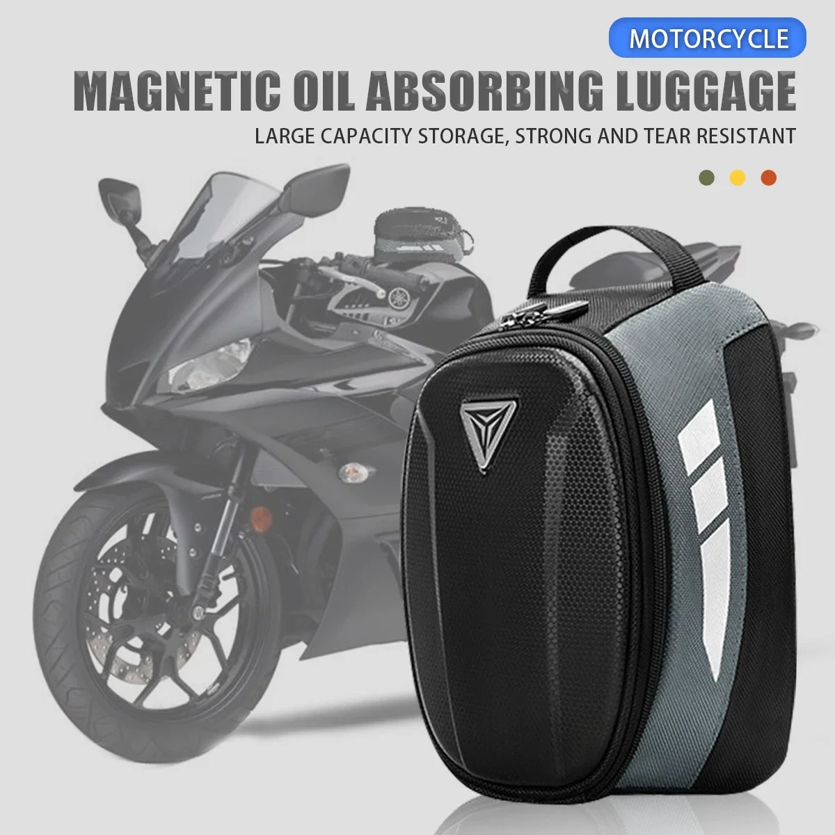 Motorrad Tank Tasche 4,5 L Fahrer Reiten Wasserdichte Magnetische Haken Tasche Motorrad Große Kapazität Lagerung Tasche