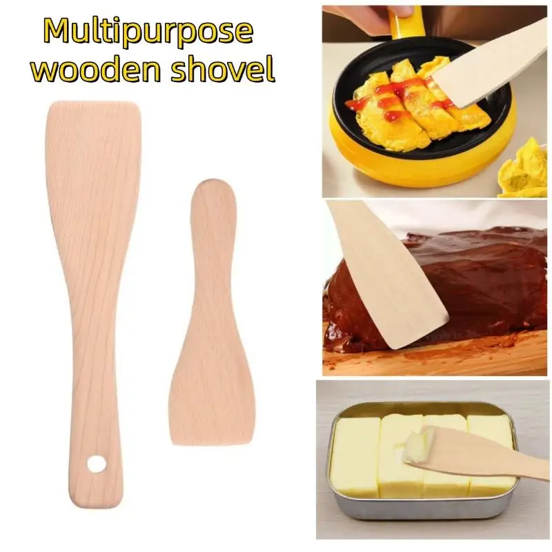 Spatule en bois antiadhésive pour huile, 1 pièce, spatules à Raclette, ustensiles de cuisine pour la cuisine et mélanger, Gadgets de cuisine